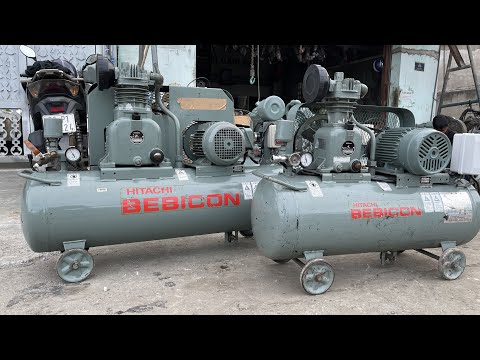 Máy Bơm Hơi - Máy Nén Khí Nhật Bãi Như Mới LH 0908875468