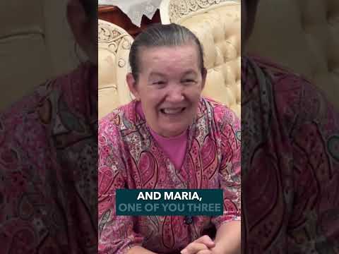 Vicka - Visionary in Medjugorje - rare glimpse!