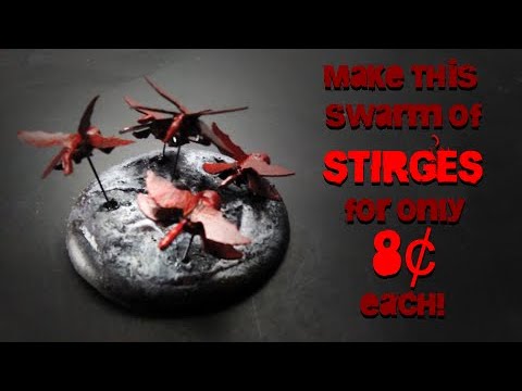 Minis for Pennies - Stirges & Swarms - - ̗̀Cheap Miniatures ̖́- - ep16