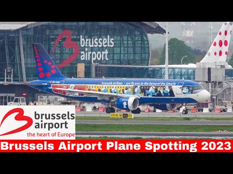 AEROPORTO ZAVENTEM DE BRUXELAS | Avião Spotting (2023)