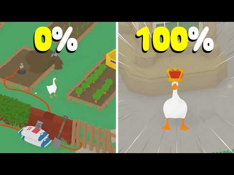 I Played 100% of Untitled Goose Game