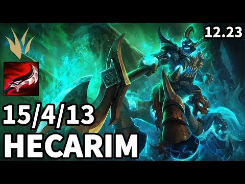 Hecarim Jungle vs Shyvana - EUW Master | Patch 12.23