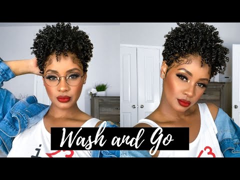 Wash and Go | Defined Shiny Curls for Short Type 4...