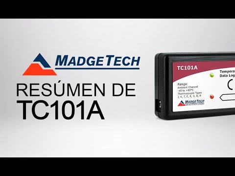 Grabación de mediciones de temperatura con el TC101A