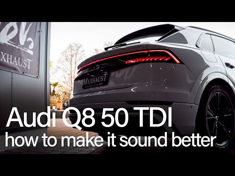 Audi Q8 50 TDI sounds better with Maxhaust | Active Sound