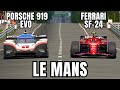 Can One of the Current FASTEST F1 CARS Beat the Porsche 919 EVO in LE MANS ?