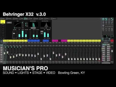 BEHRINGER EDIT Software Overview Mac/PC - MIDAS M32 + X32 Producer Compact Core