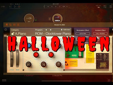 KORG Module Pro - NEW - Halloween Sound Pack - Let's Play - Demo for the iPad
