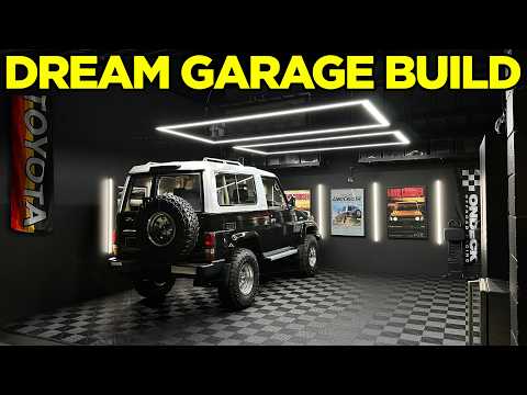 Ultimate DREAM GARAGE Transformation (Full Build In 15 Mins)