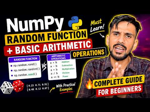 Numpy Random Functions Arithmetic Operations Explained Python For Beginners