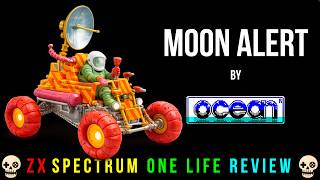Moon Alert - ZX Spectrum - One Life Review #18 - WIN A 1LIFE BADGE!!