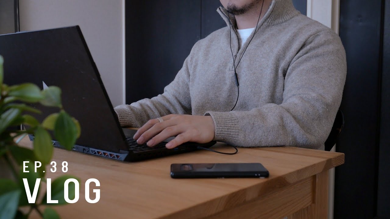 vlog｜動画編集をする一人暮らしの休日・おうち時間を楽しむ週末