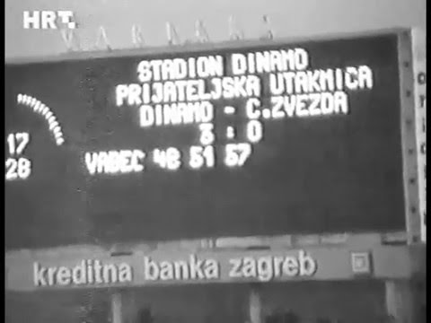 Dinamo Zagreb - Crvena Zvezda 20.02.1974 Drago Vabec hat-trick