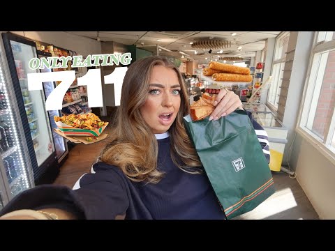 Only Eating 7 ELEVEN Food for 24 HOURS!