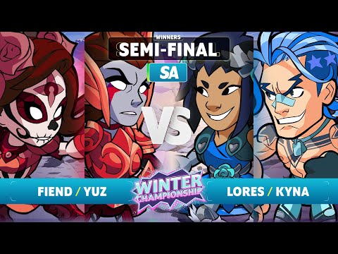 Fiend & yuz vs. lores & Kyna - Winners Semi-Final - SA - Brawlhalla Winter Championship 2023