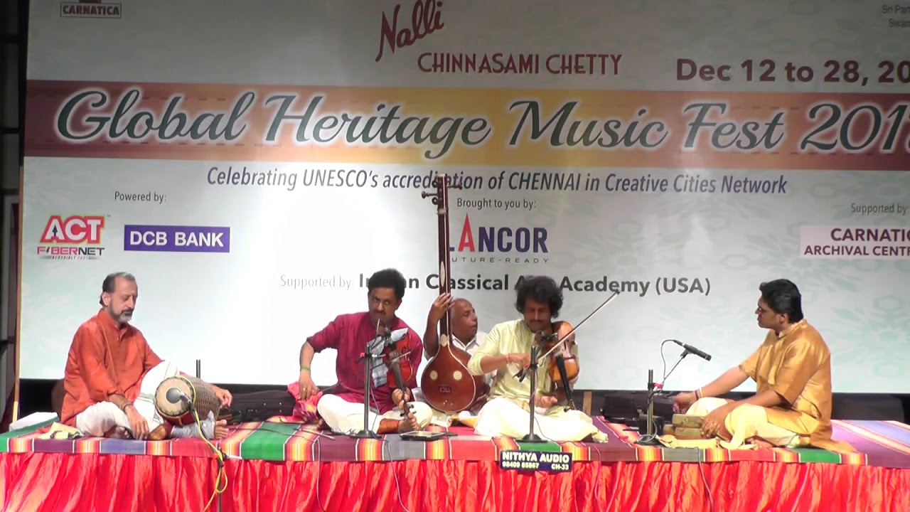 Mysore Brothers l Carnatic  l Global Heritage Music Fest 2017 l Web Streaming
