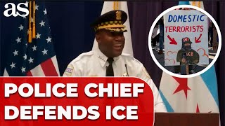 CHICAGO POLICE CHIEF goes viral for defending ICE AGENTS