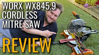 Worx Cordless Mitre Saw Review - WX845