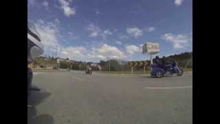 preview picture of video 'Flying Skulls (grupo motard) - Passeio a Castelo de Paiva'