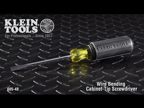 Wire Bending Cabinet Tip Screwdriver 4''
