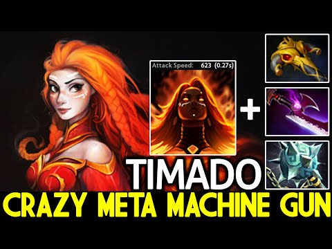 TIMADO [Lina] Crazy Meta Machine Gun Max Attack Speed Dota 2