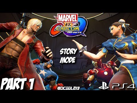 Marvel vs Capcom Infinite Story Mode Gameplay Walkthrough Part 1 - Rescue Mission - PS4 Lets Play