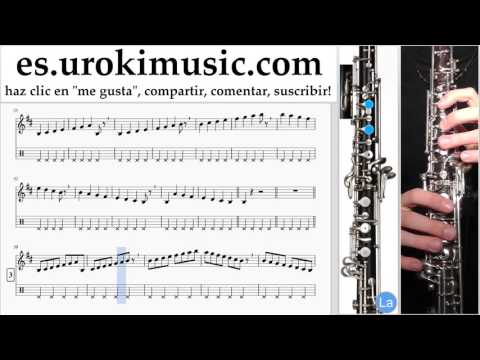 Tutorial de Oboe Bon Jovi - Knockout Clases Notas Parte#1 um-927