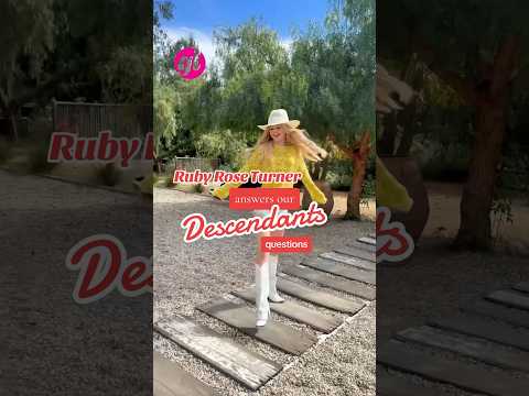 We had some *serious* Descendants questions for Ruby Rose Turner up our sleeve ♥️