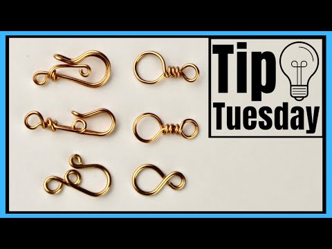 How to Make Safety Clasps for Bracelets & Necklaces // Secure Carabiner Style Hooks