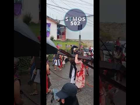 Dramatización de la Pasión de Cristo en San Pedro Carchá, Alta Verapaz