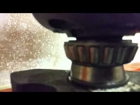 part 10 pressing on new carrier bearings, posi install 12 bolt rear end. limited slip differential