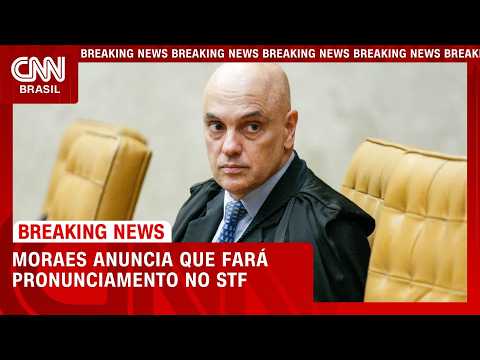 Alexandre de Moraes fará pronunciamento no STF nesta quinta-feira (10)  | CNN NOVO DIA