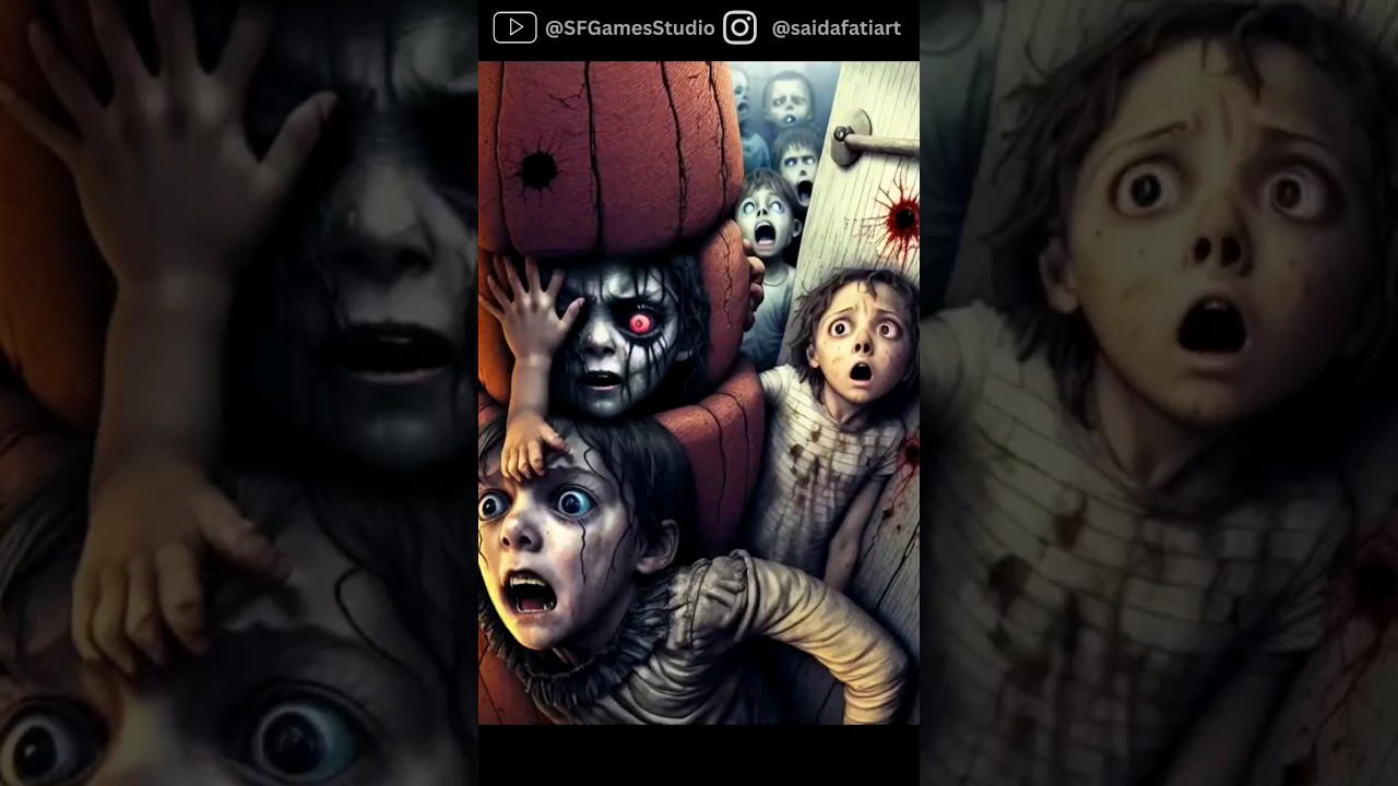 The evil clown - Stable Diffusion AI animation - Horror. #ai #art #aiart #midjourney #aiartist