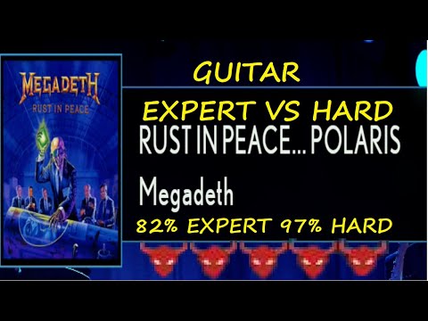 EXPERT VS HARD - RUST IN PEACE... POLARIS BY MEGADETH 82% EXPERT 97% HARD (RB4)