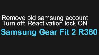samsung gear s2 reactivation lock bypass