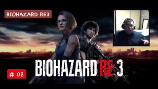 {#02}じまくんがバイオRE３に挑戦!(BAIOHAZARD RE3)