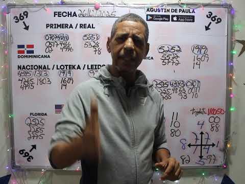 TODAY'S NUMBERS 26.12.2025. AGUSTIN DEPAULA.
