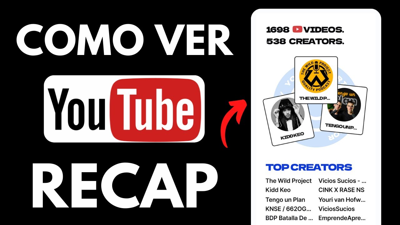 Cómo Ver Tu Recap de Youtube 2024 (Tutorial Sencillo!)