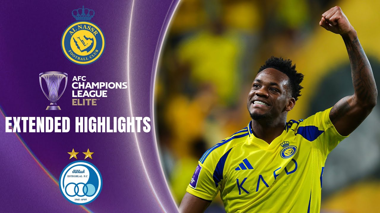 Al Nassr vs. Esteghlal: Extended Highlights | AFC Champions League Elite | CBS Sports Golazo