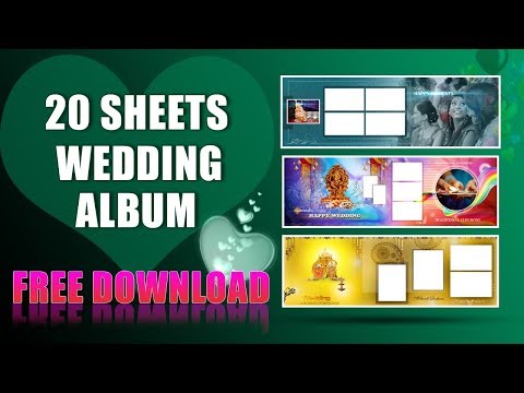 Creative Wedding Album Design Templates 12x36 Download | Latest 2019 Creative Wedding Album Design