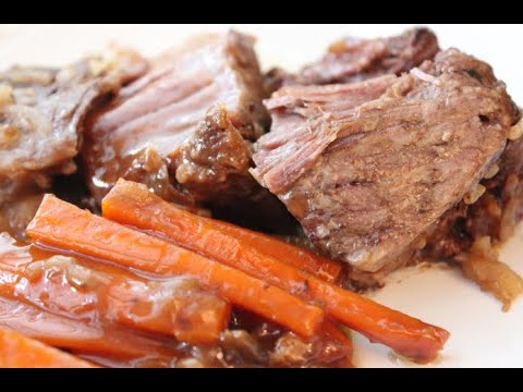 The Food Nanny's Crock-pot Roast Beef Dinner