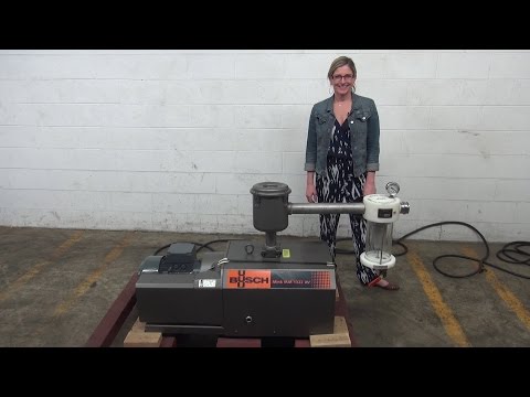 Busch Vaccum Pump Demonstration