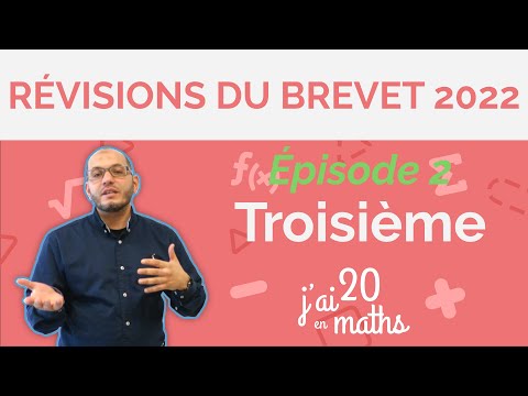 Révisions du brevet 2022 - Factorisation, Pourcentage, Thalès, Pythagore & Trigonométrie - Troisième