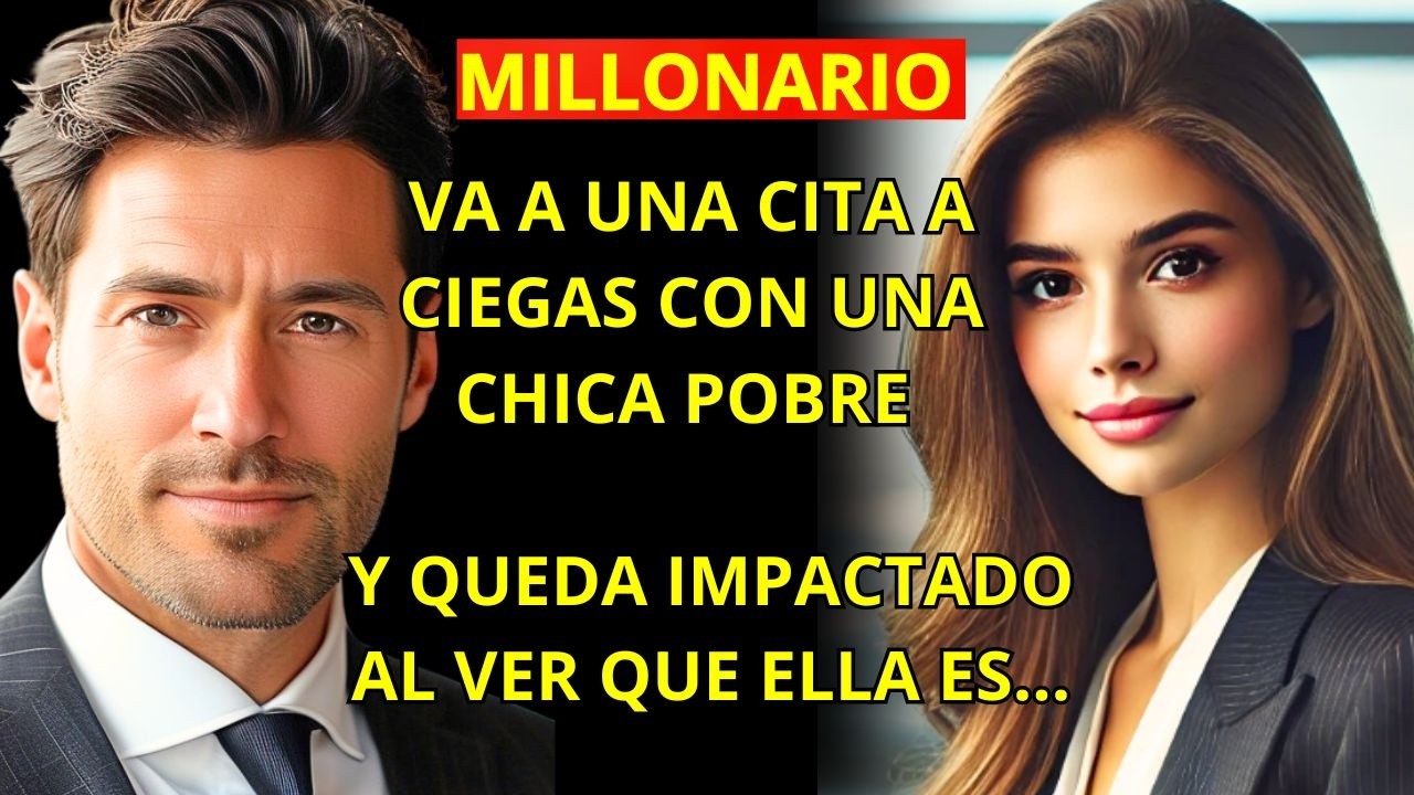 MILLONARIO VA A UNA CITA A CIEGAS CON UNA CHICA POBRE Y QUEDA IMPACTADO AL VER QUE ELLA ES...