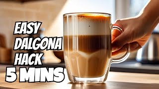 Best Dalgona Coffee Trick in 5 Minutes!