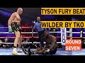 Tyson Fury Finally Wins Wilder Deon At Round 7 TKO To Win WBC Heavyweight Championship Highlights