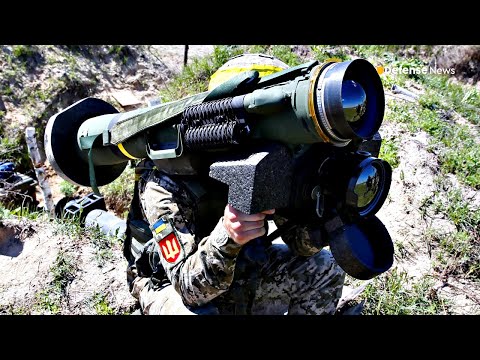 Javelin ATGM vs T-80BVM tank: fighting in Ukraine