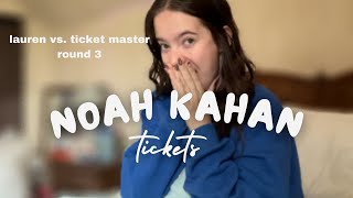 trying to get Noah Kahan tickets: pre-sale edition!! VLOG