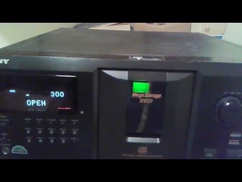 SONY CD MEGA CDP CX355 TEST RUN