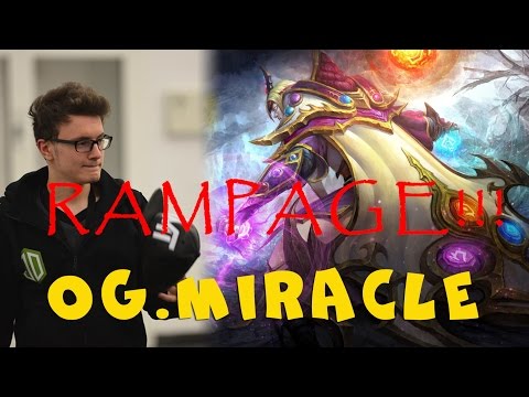 OG.Miracle RAMPAGE Invoker ranked game